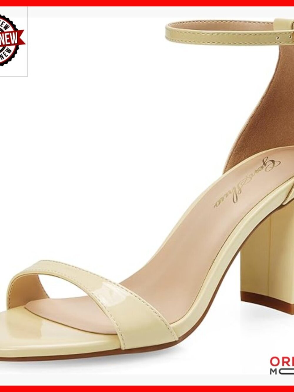 Women's Ankle Strap Block Heel Sandals 3 Inch Open Toe Dress Shoes